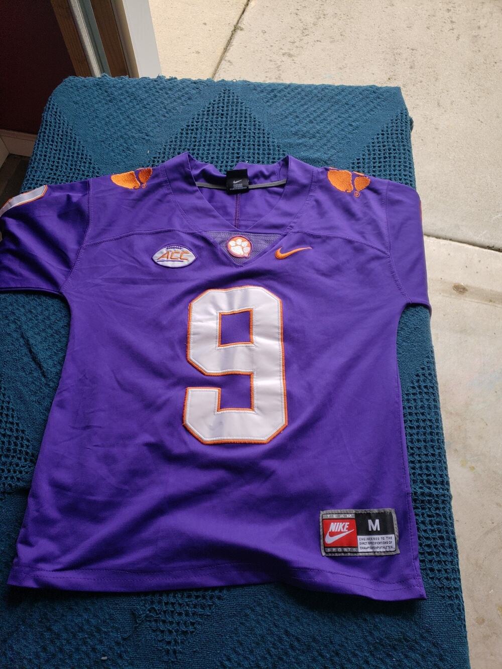 Clemson Tigers Travis Etienne Jr Jersey Size Medium Mens Purple Nike Football